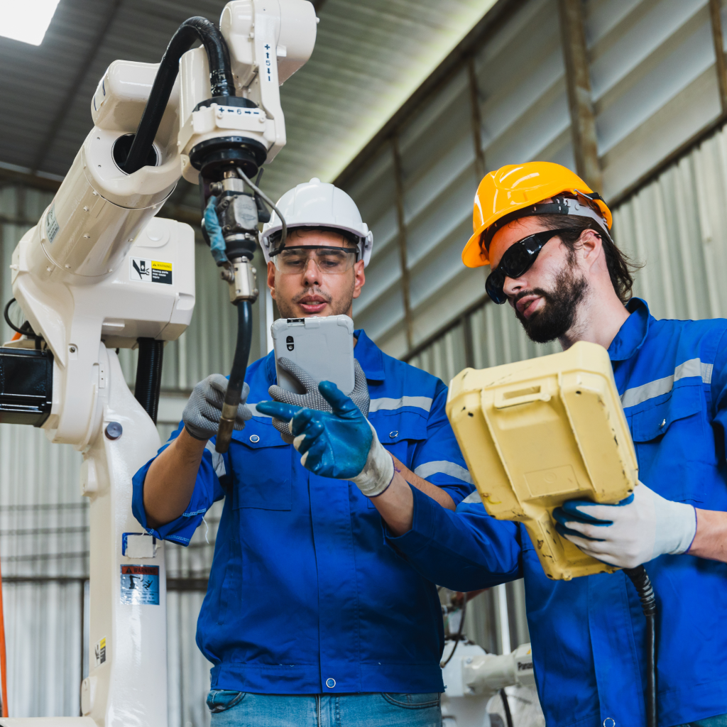 Pequeña empresa implementando automatización industrial con resultados de crecimiento y eficiencia